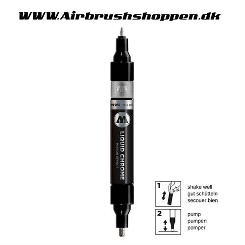 Molotow LIQUID CHROME™ MARKER TWIN 1,5–4 MM - 703107